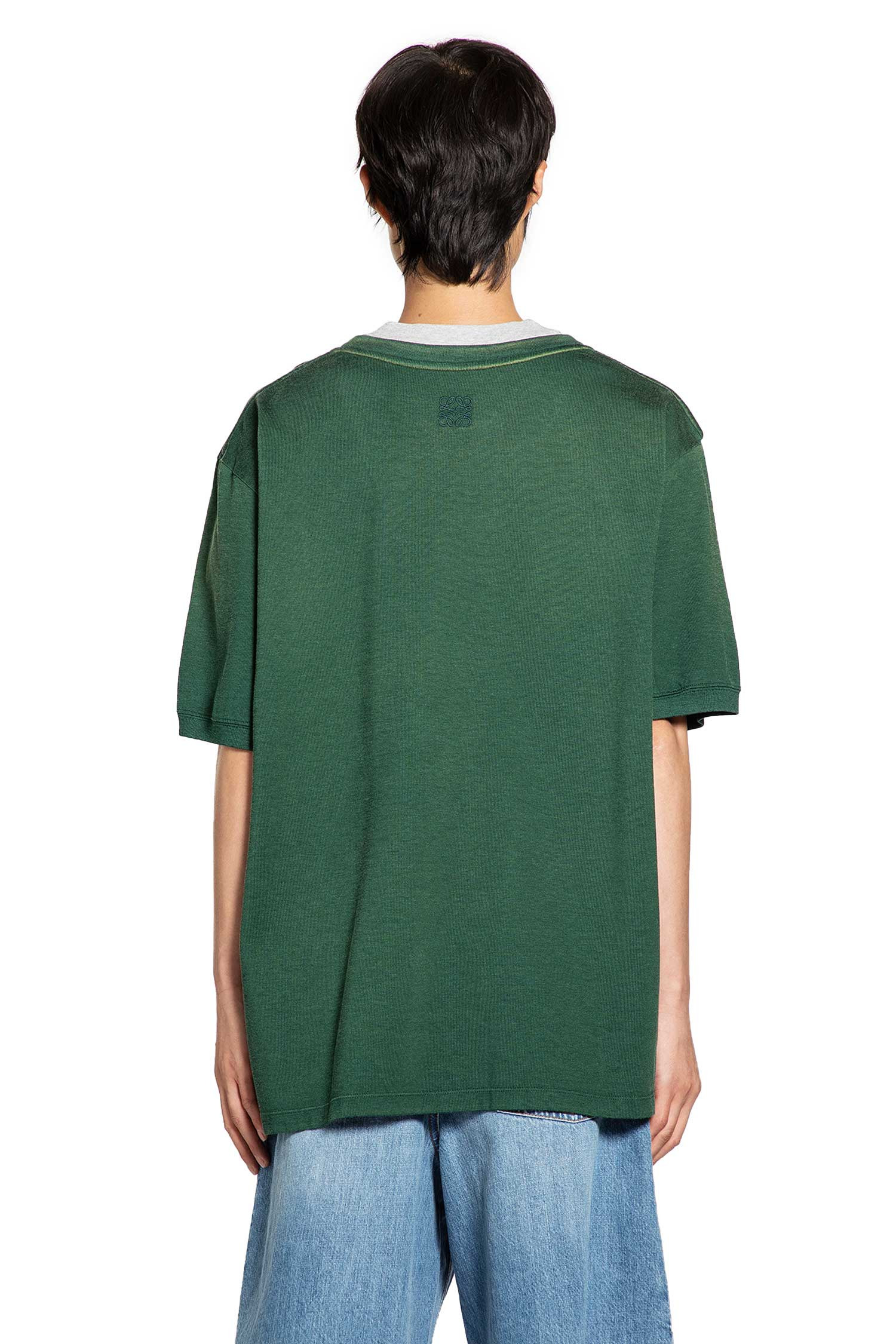 Loose Fit Fluid Cotton T-shirt - 3