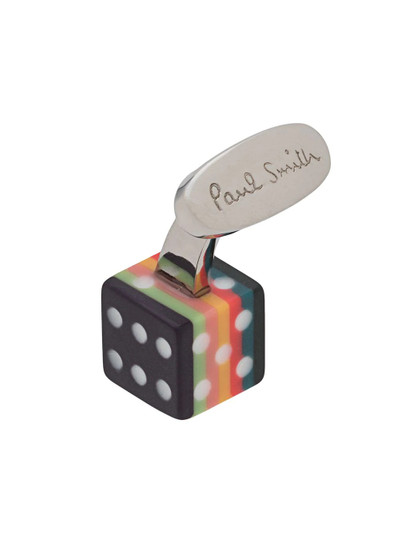 Paul Smith striped dice cufflinks outlook