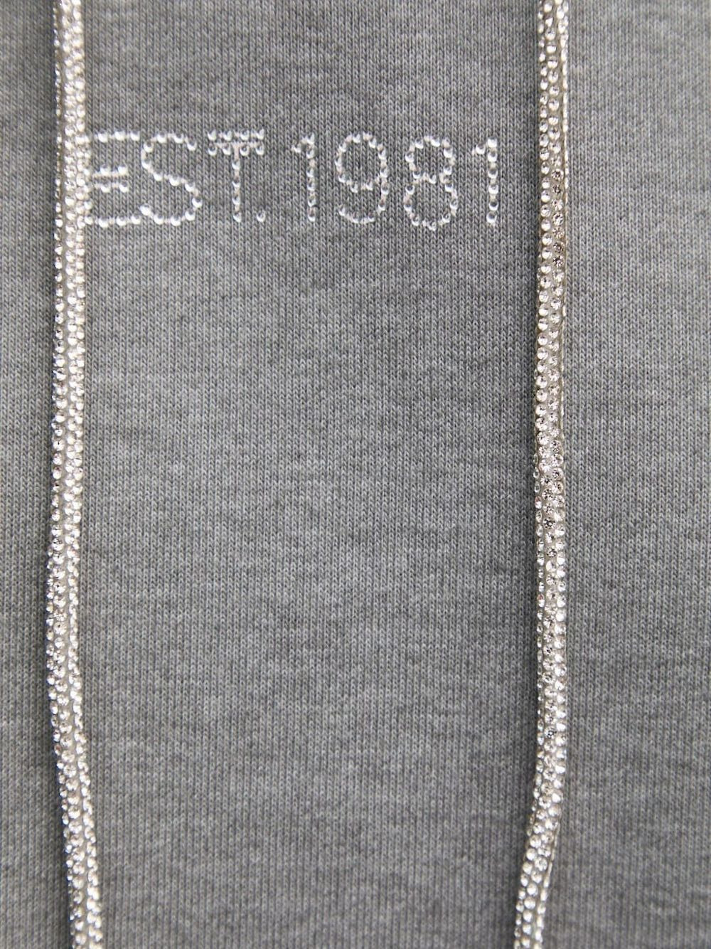 rhinestone-embellished hoodie - 4