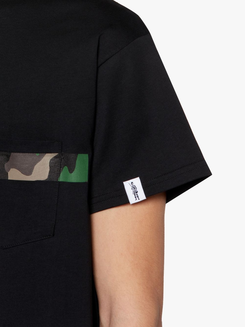 BLACK X CAMO COTTON T-SHIRT | GJM-206 6