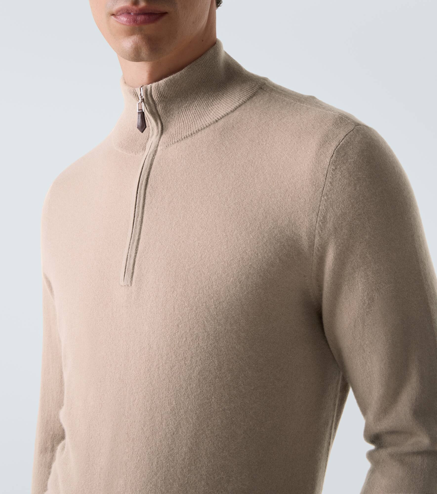 Mr Fenchurch cashmere half-zip sweater - 6