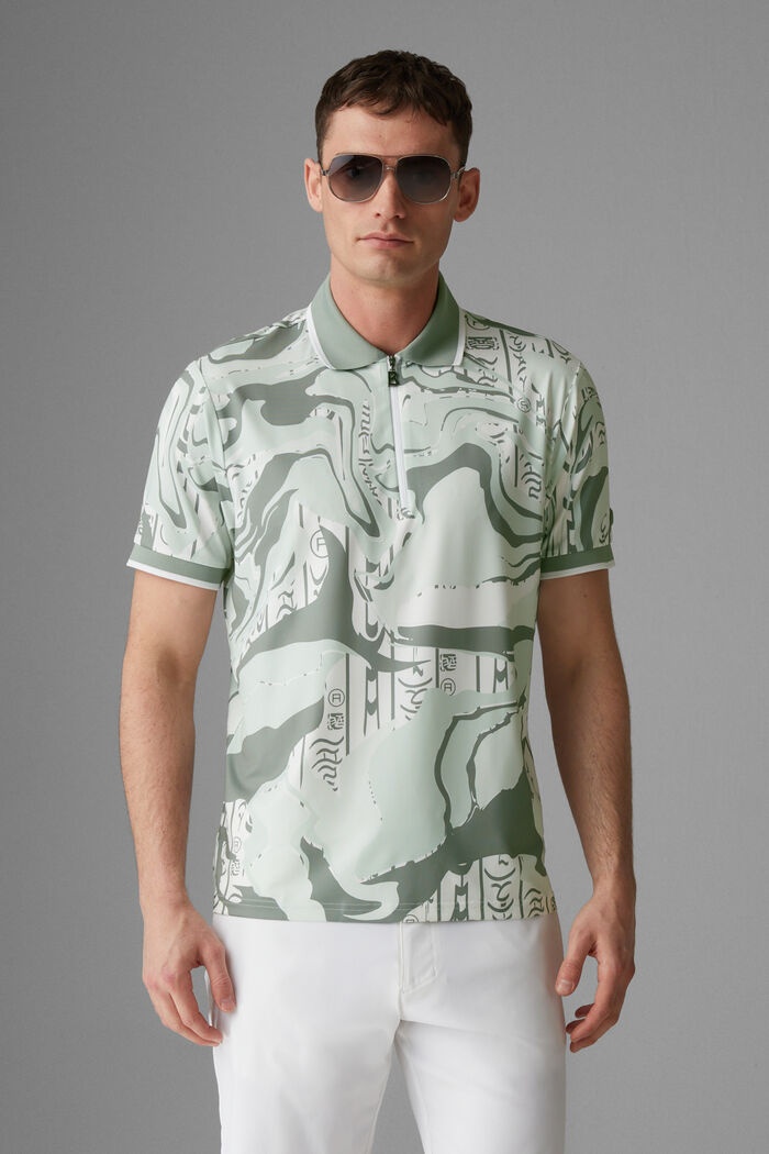 Cody Functional polo shirt in Eucalyptus green/White - 2