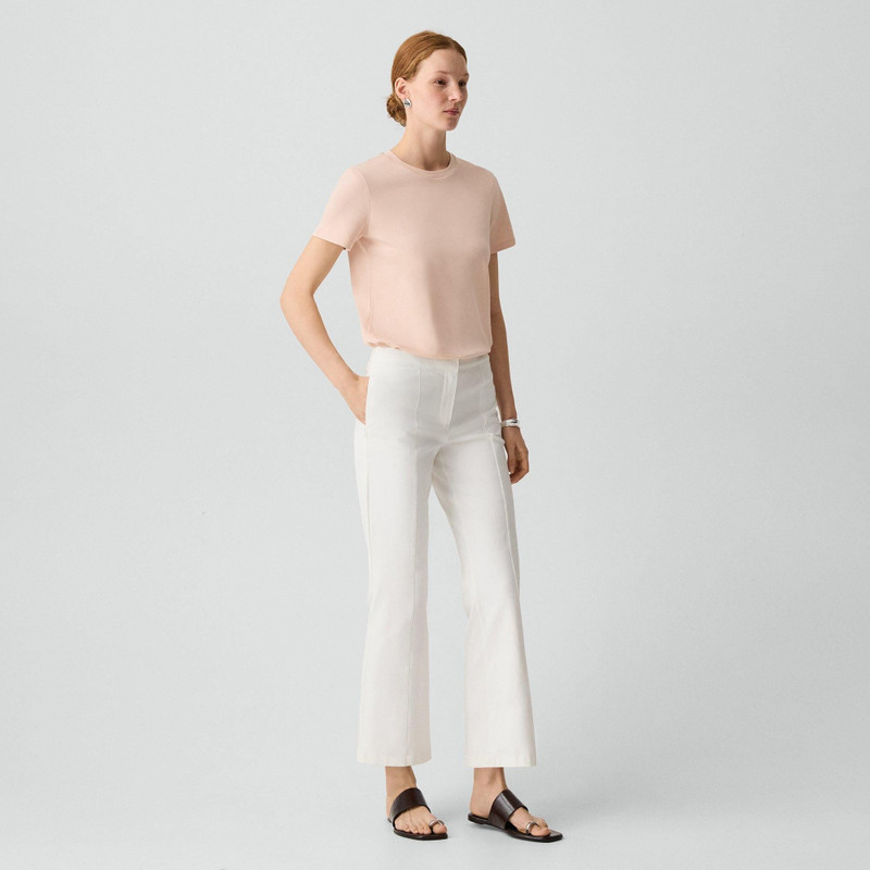 Seamed Kick Pant in Stretch Cotton-Blend 3