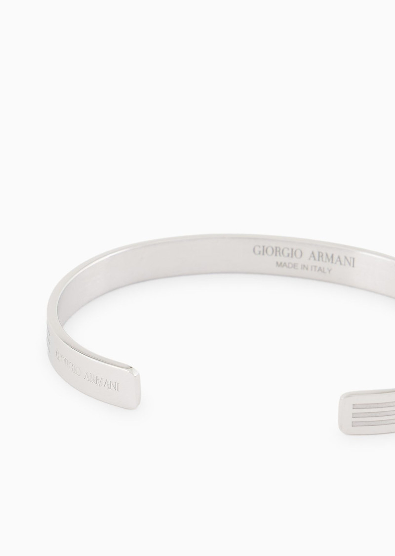 GIORGIO ARMANI Sterling silver bangle outlook