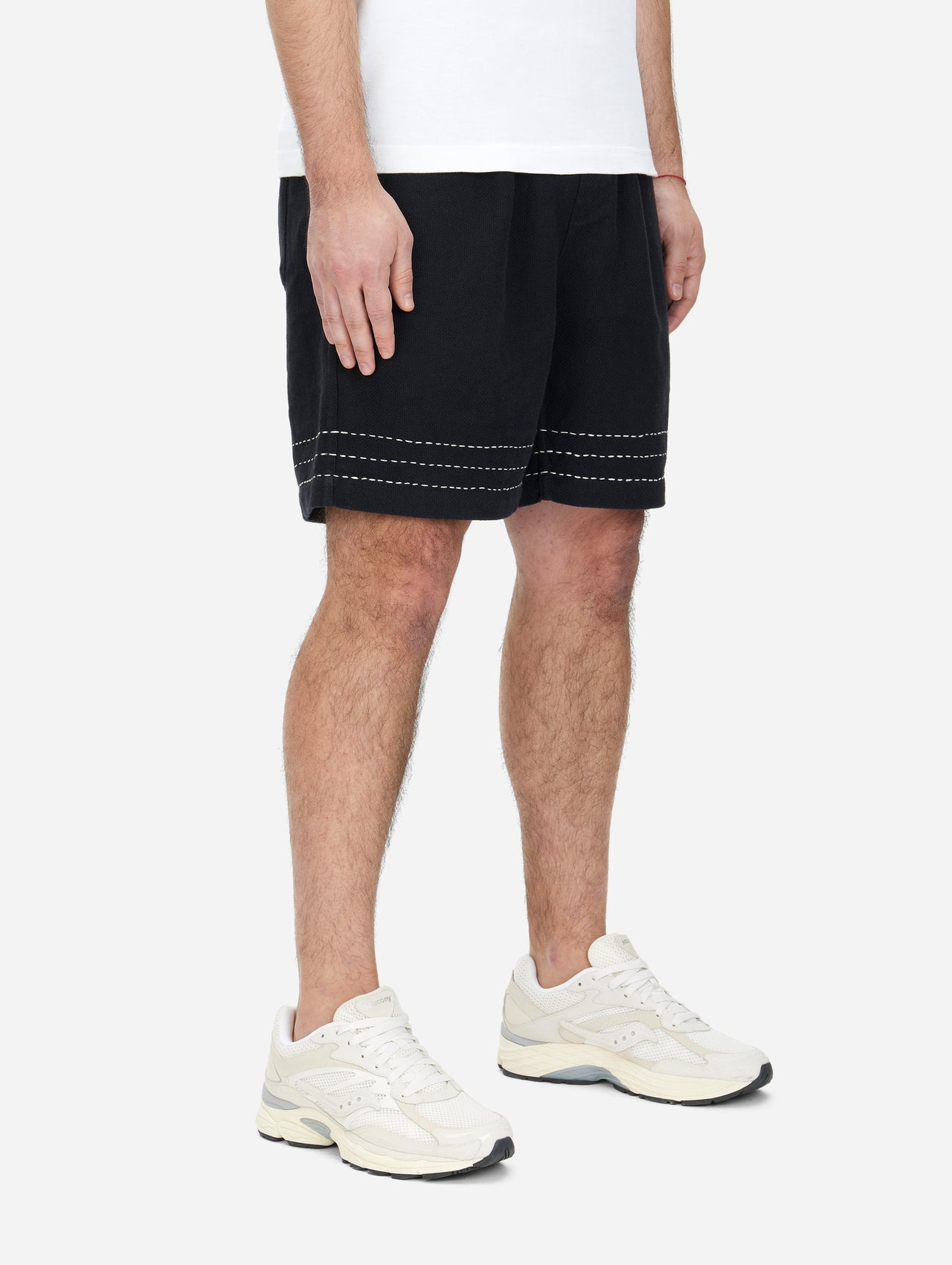 Club Short - Black Hand Stitch - 4