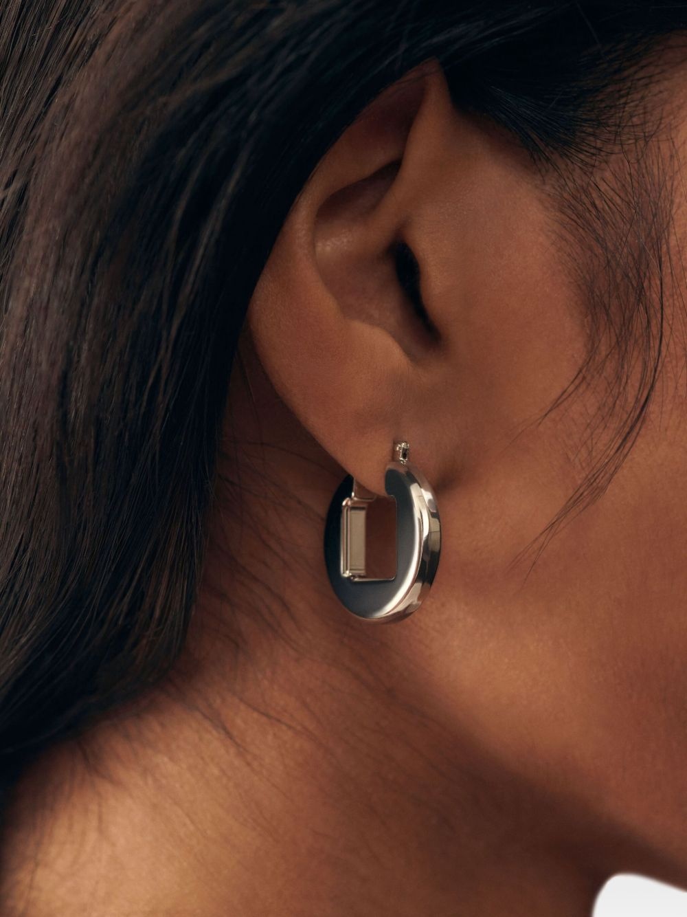 Les boucles Rond Carré earrings - 2