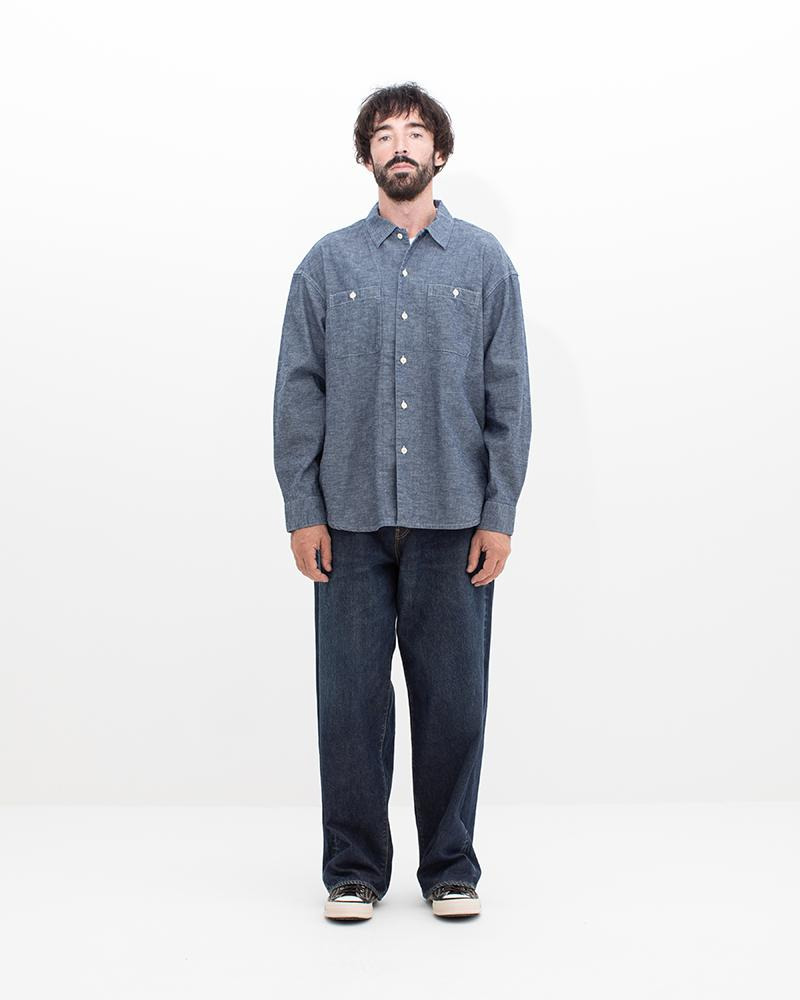 LUMBER CHAMBRAY L/S INDIGO - 2