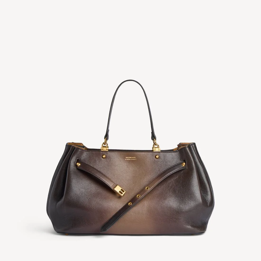 Women's Fan Carry All Bag Medium in Black/light Taupe - 1