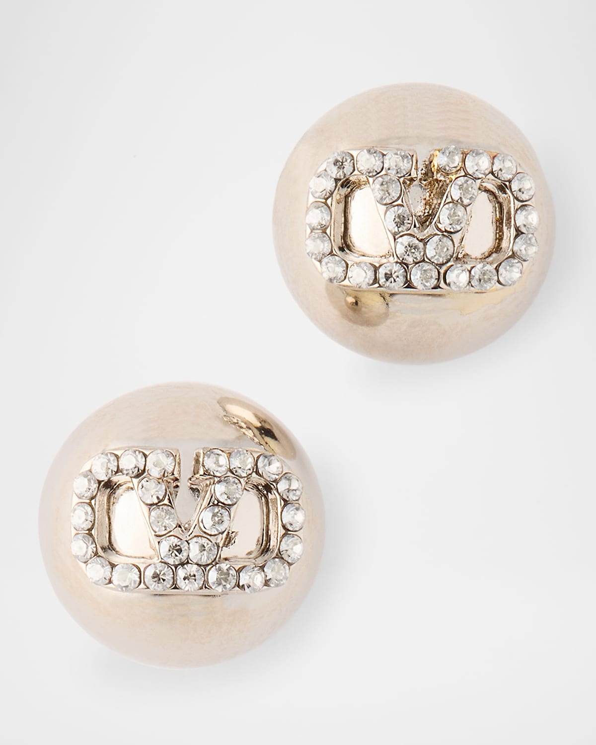 【Valentino】EARRINGS VLOGO SIGNATURE STRASS◆7W2J0G73YCW Valentino Garavani VLogo Signature Strass Earrings | Neiman