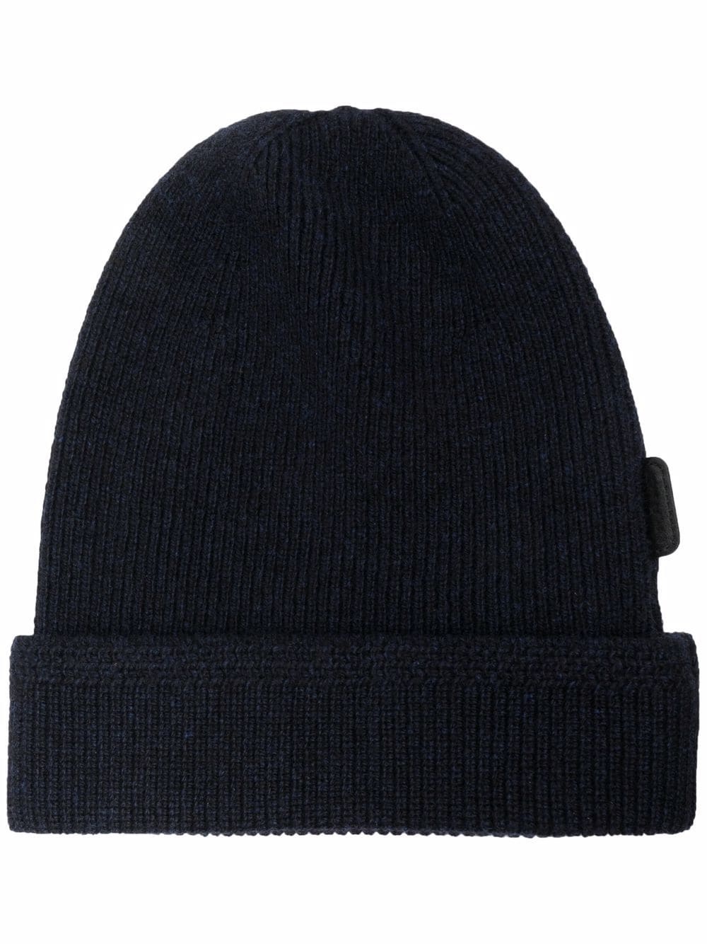 logo knitted beanie - 1