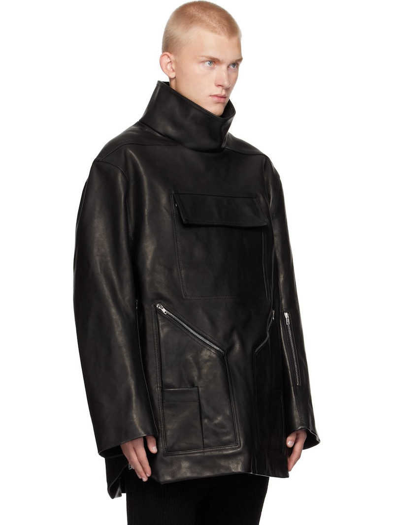 Black Porterville Mountaineering Smock Leather Jacket 2