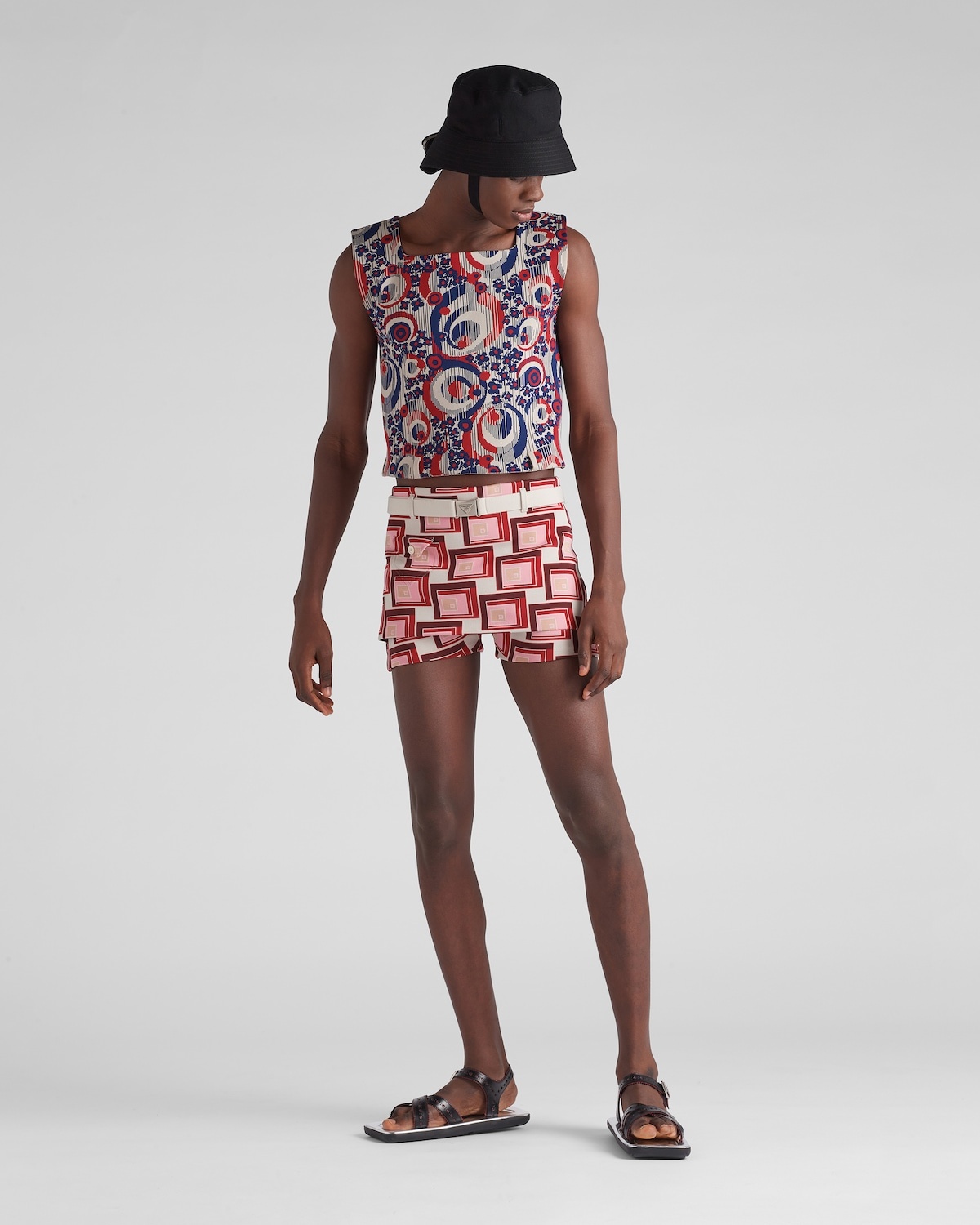 Jacquard knit shorts - 2