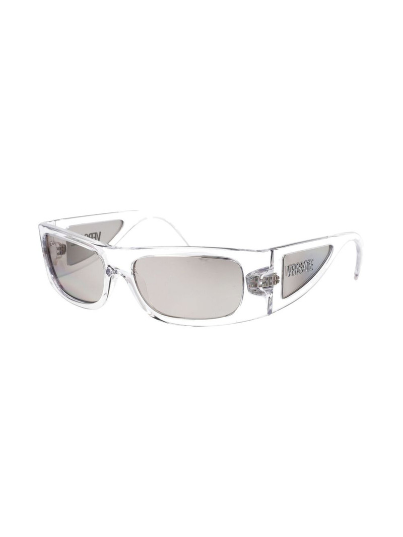VERSACE logo-plaque sunglasses outlook