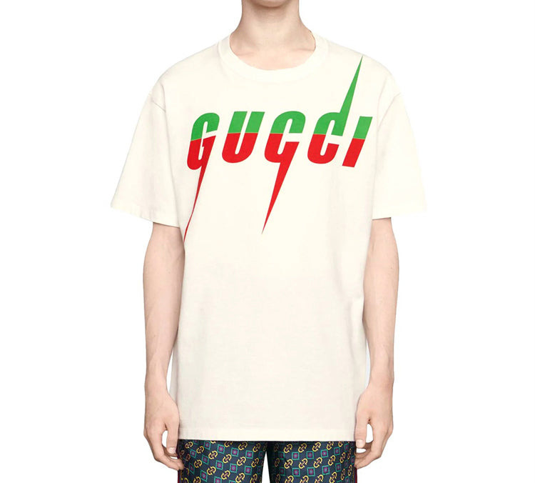 Gucci Printing Classic Short Sleeve Creamy White 565806-XJAZY-9037 - 3