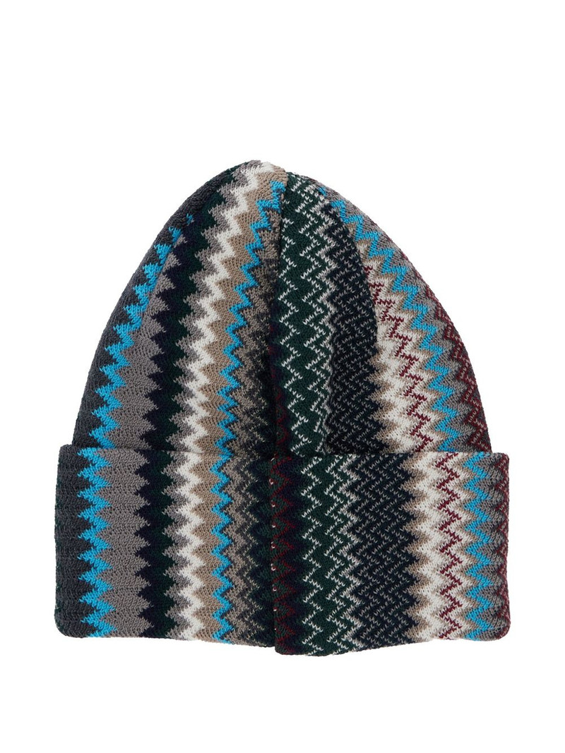 Missoni zigzag-pattern beanie outlook