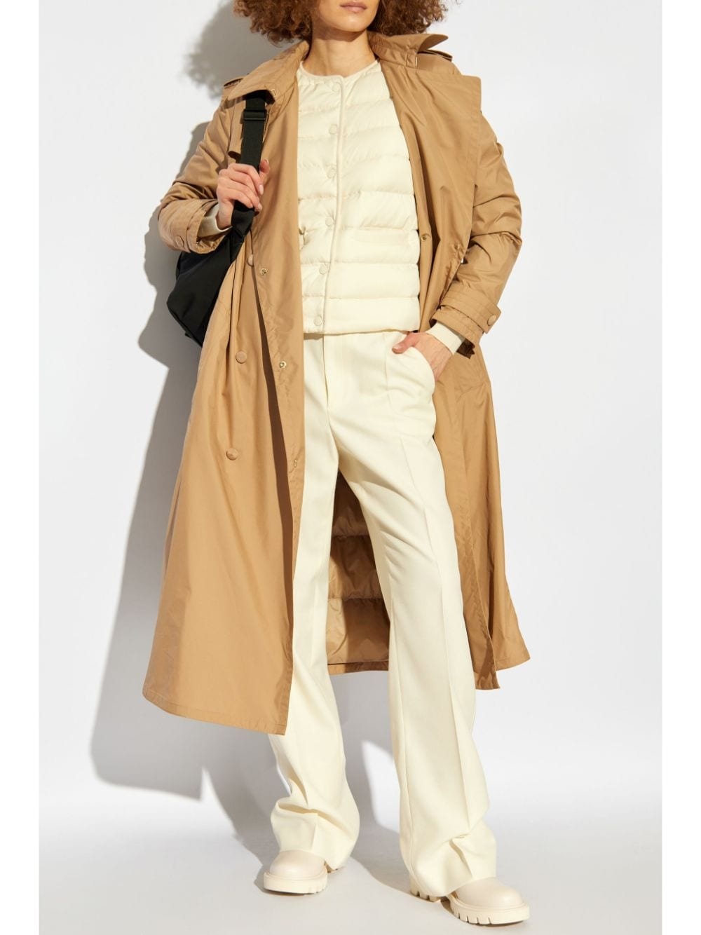 padded wool cardigan - 2