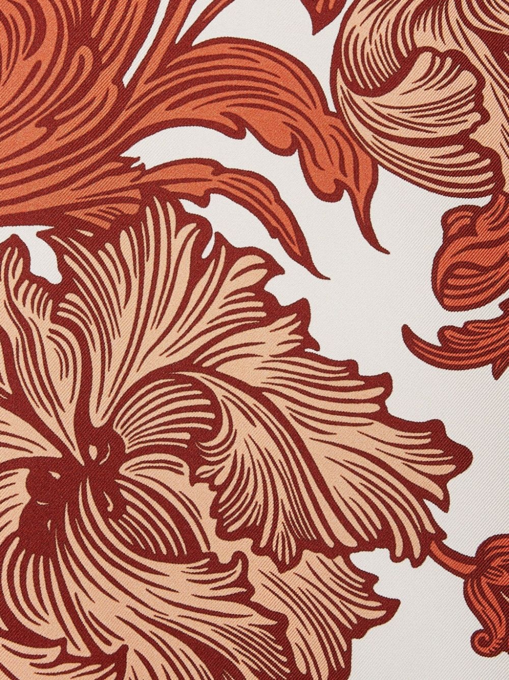 Swing botanical-print silk dress - 4