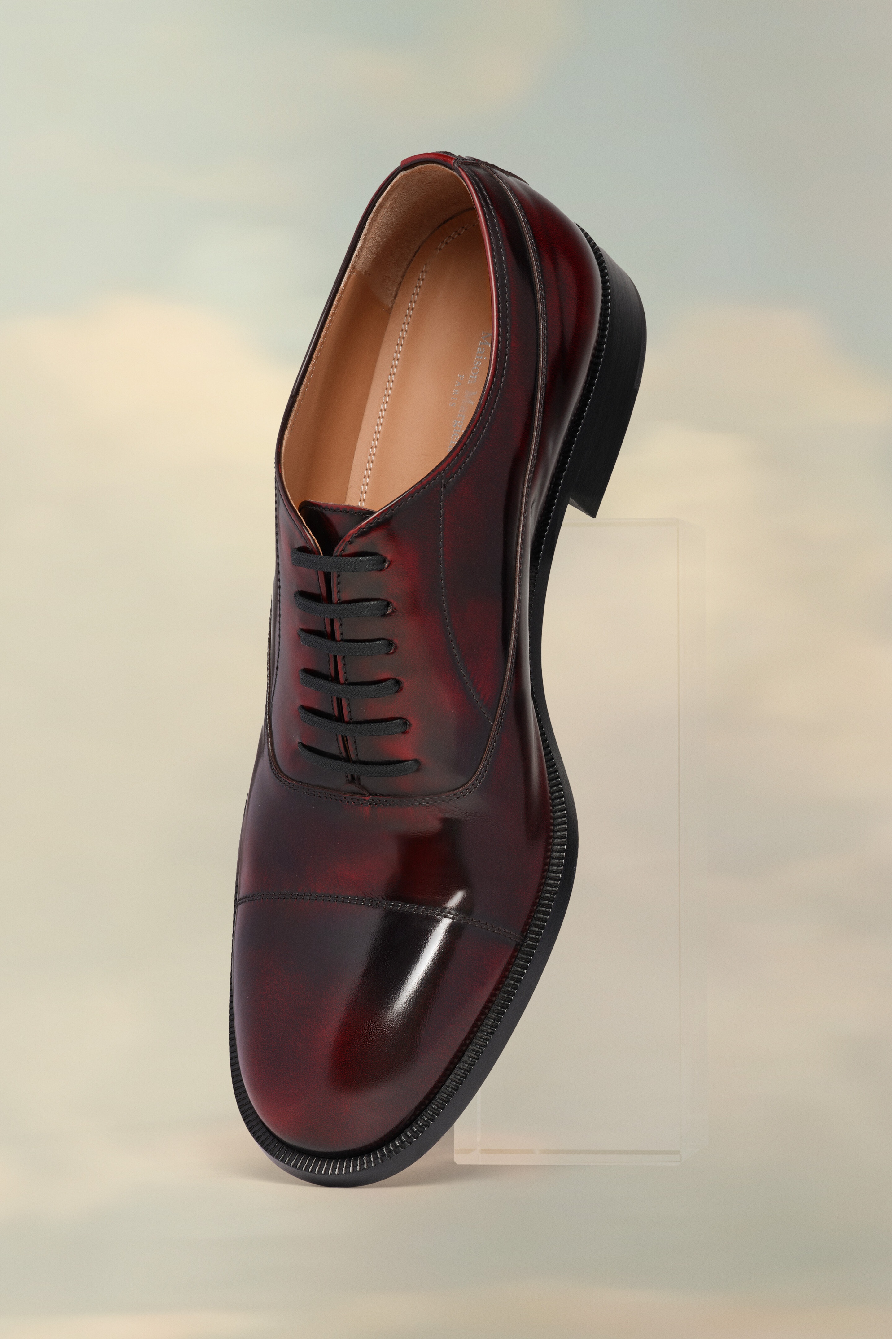 Maison Margiela Waxed Leather Shoes | REVERSIBLE