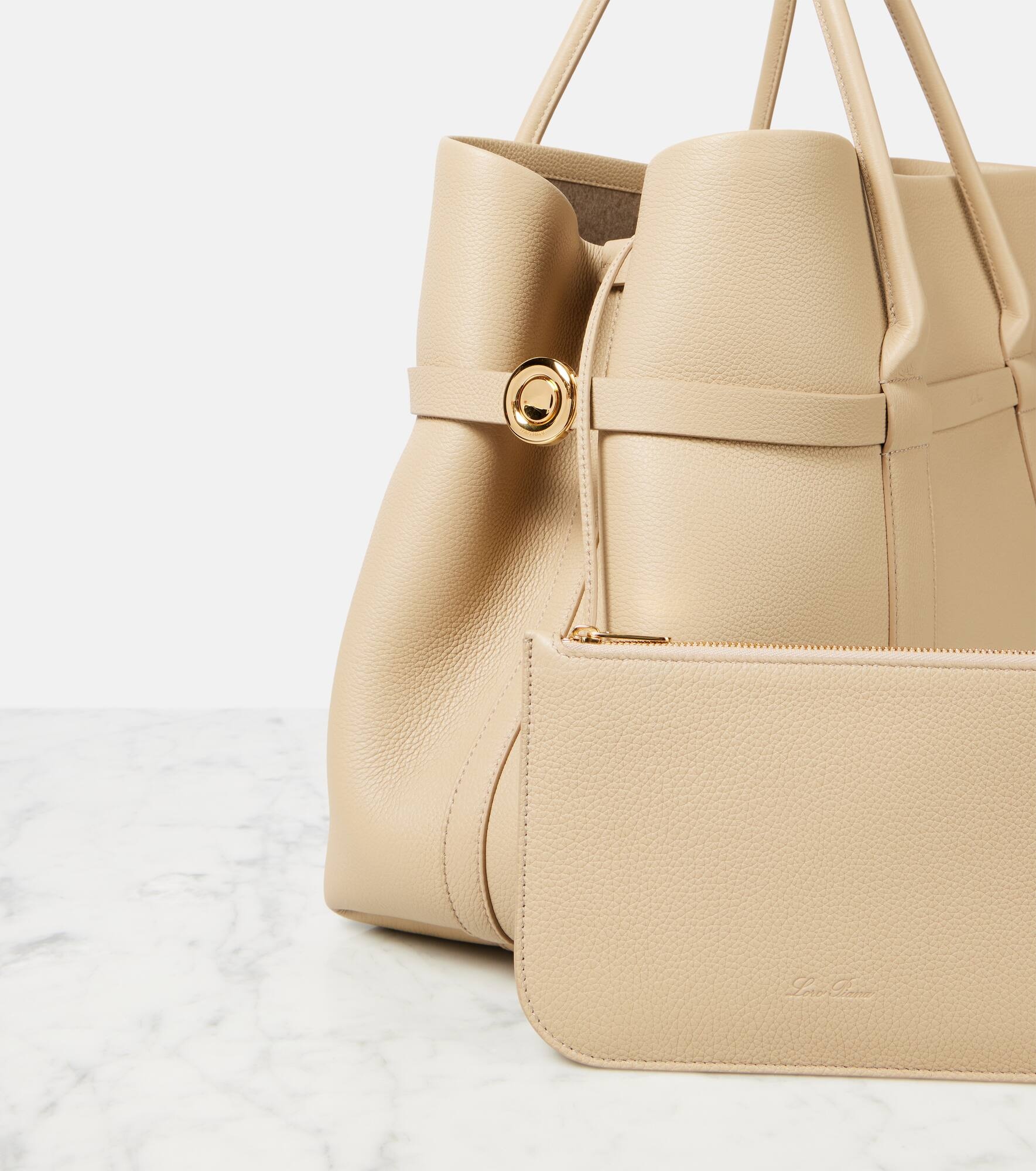Ghiera Large leather tote bag - 6