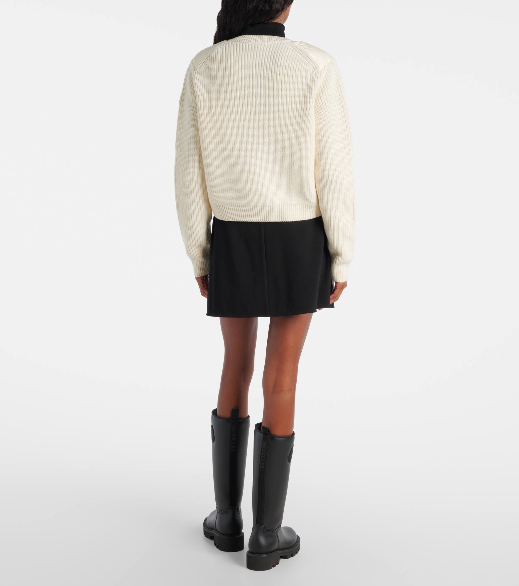 Down-paneled cardigan - 3