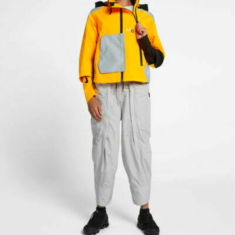 (WMNS) Nike Lab Acg Deploy GORE-TEX Jacket For Yellow AJ0954-845 - 4