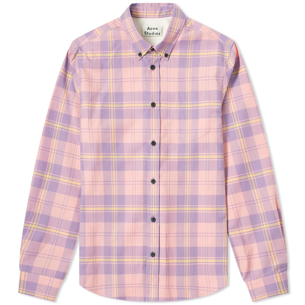 Acne Studios Sarkis Waffle Check Shirt - 1