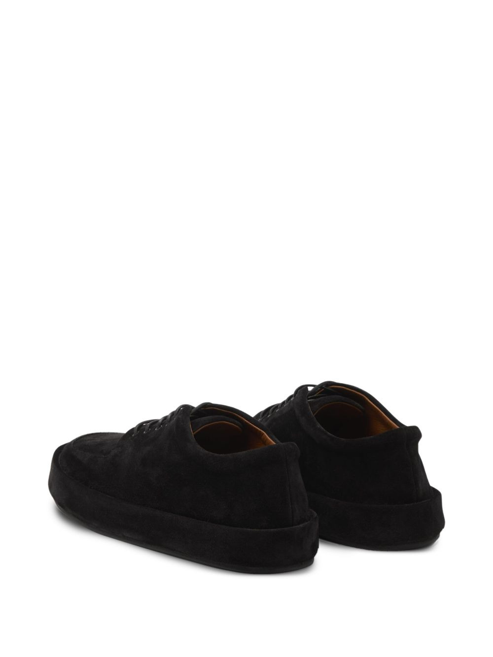 lace-up round derby shoes - 3