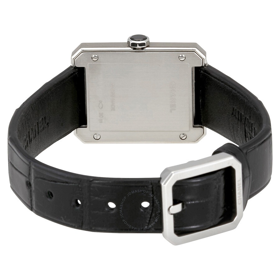 Chanel Boy-Friend Black Guilloche Dial Ladies Watch H4883 - 3