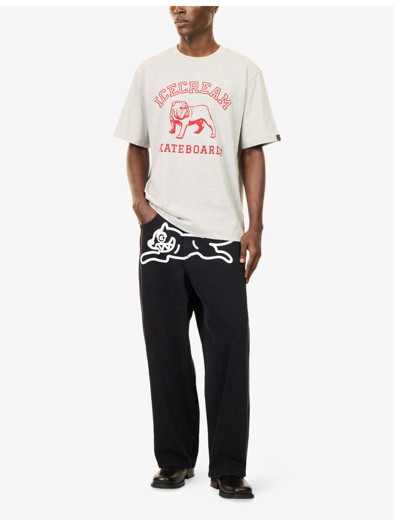 ICECREAM Running Dog Straight-Leg Denim Jeans outlook