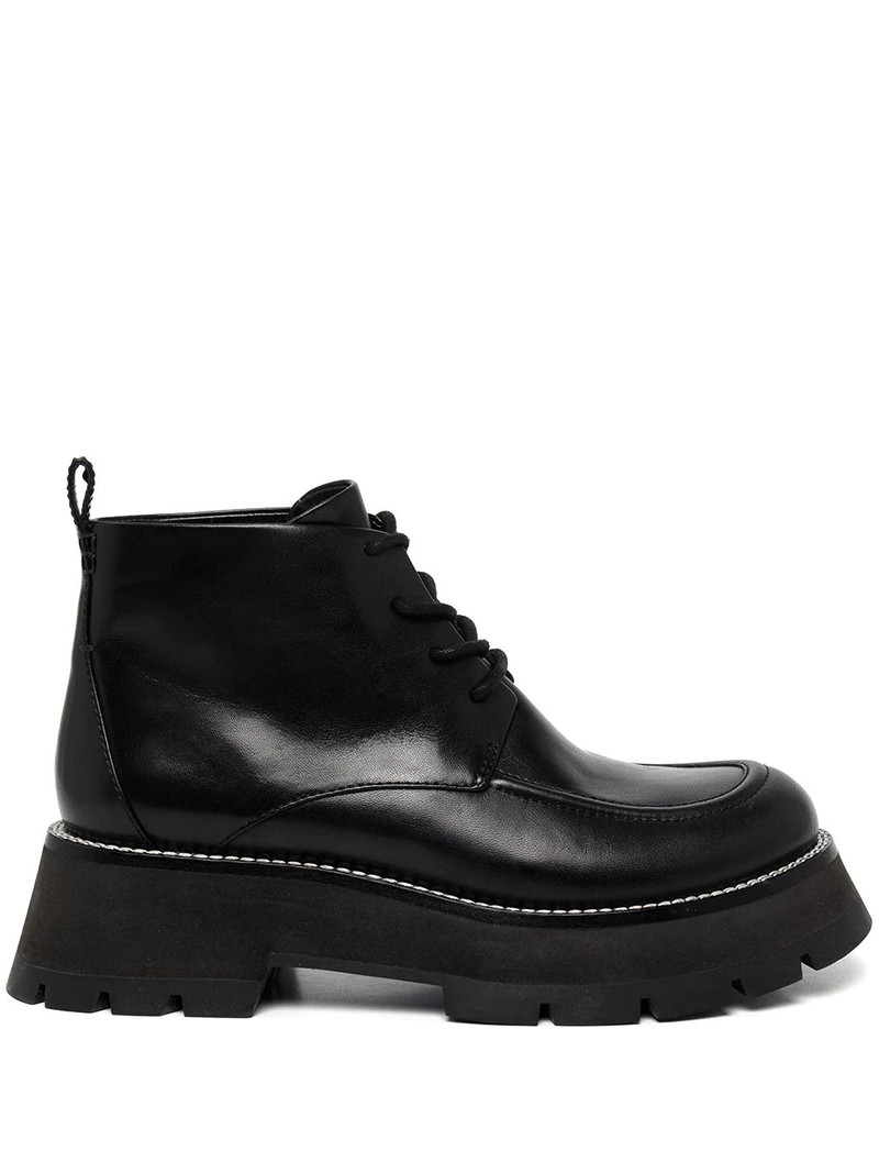 Kate lace-up ankle combat boots 1
