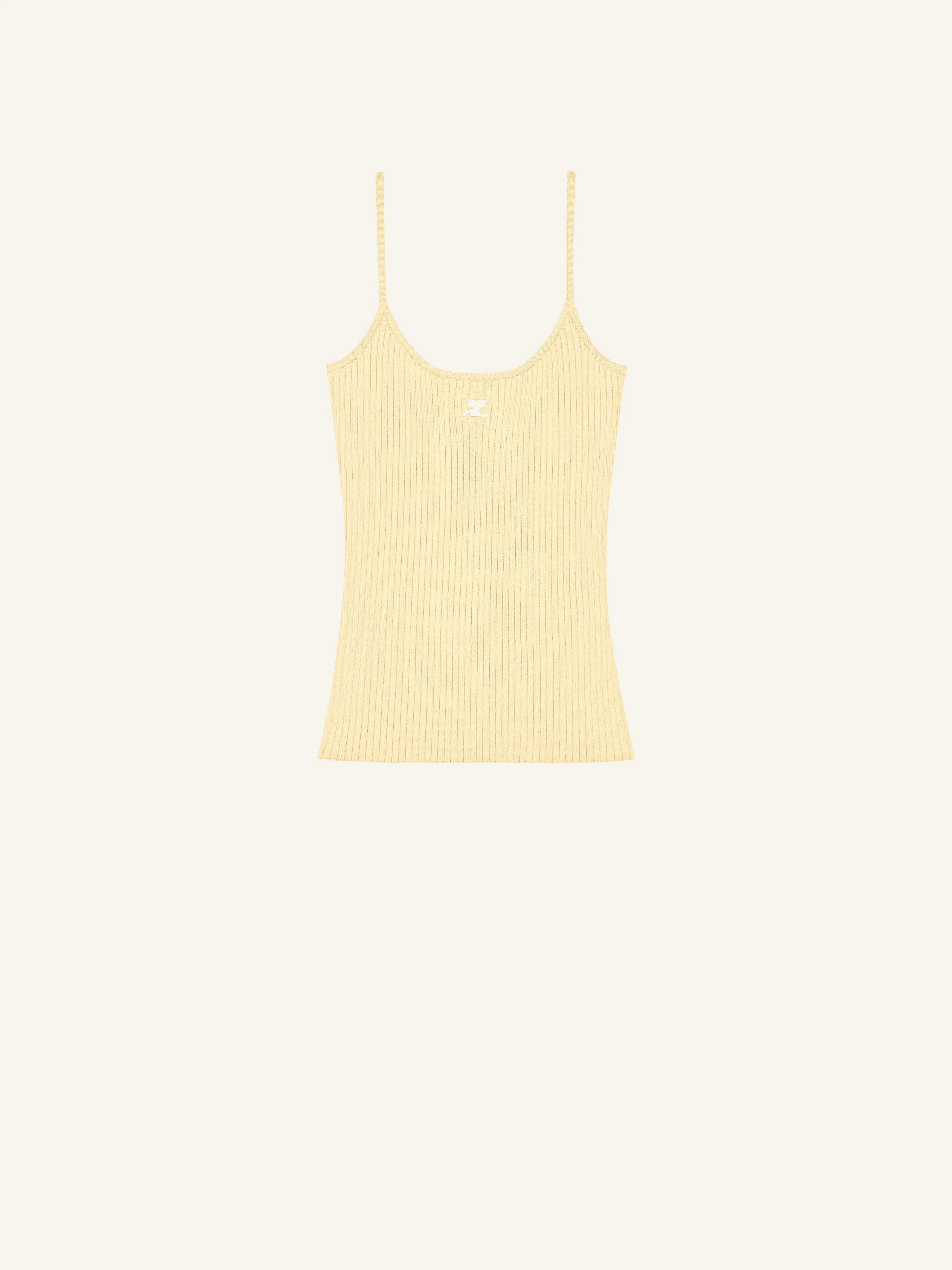 REEDITON RIB KNIT TANK TOP - 1