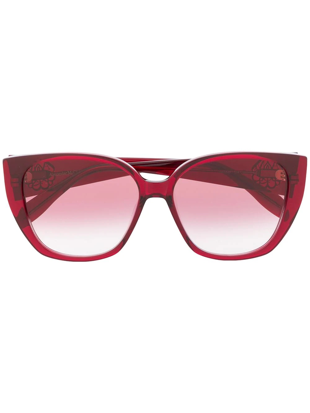 cat eye frame gradient sunglasses - 1