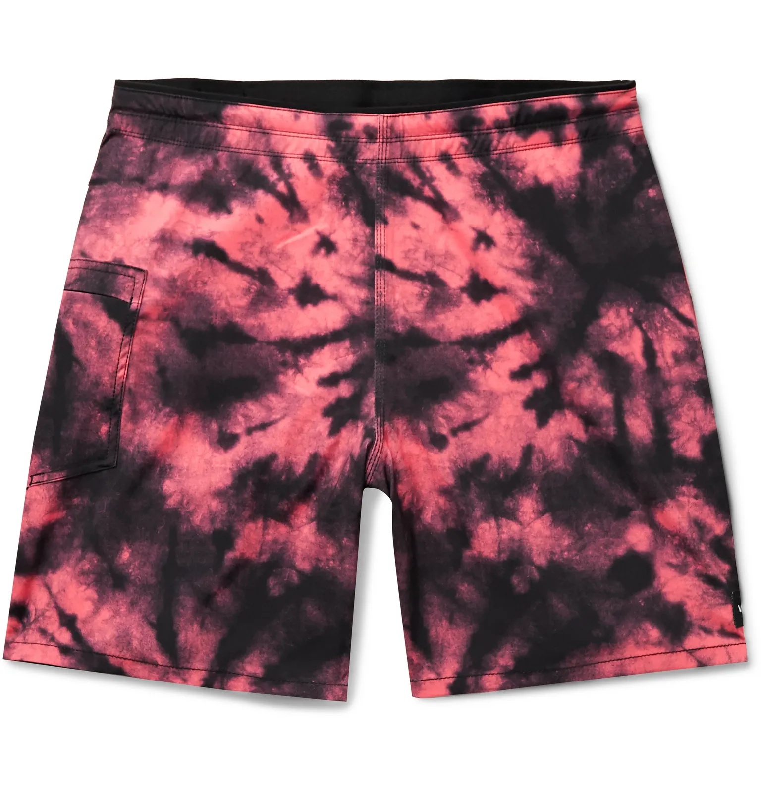 Long-Length Tie-Dyed Swim Shorts - 1