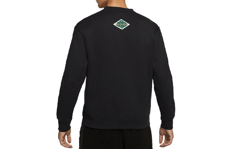 Jordan Air Jordan Contrast Warm Basketball Sweater For Men Black CT3567-010 outlook