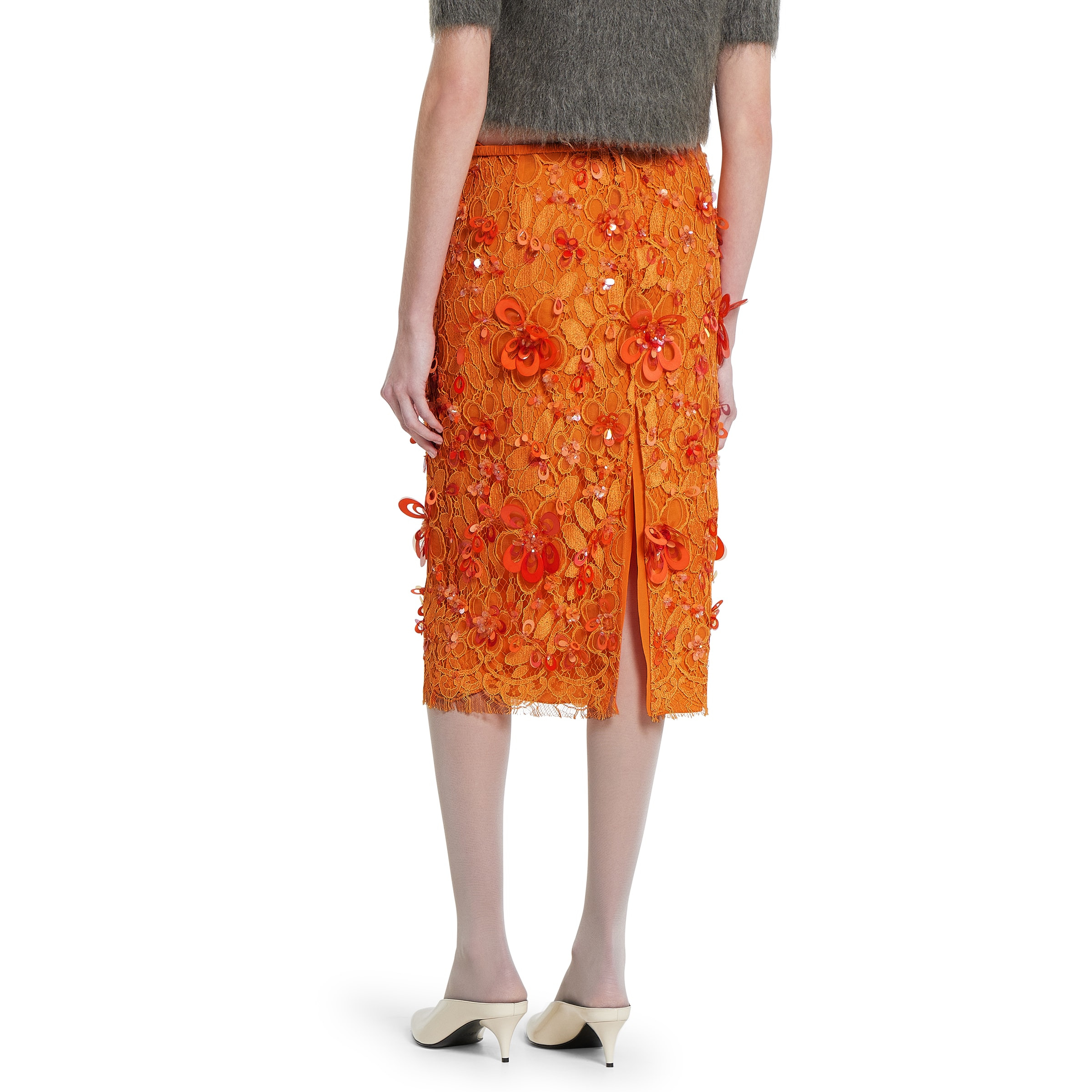 Flora lace skirt with beads - 4