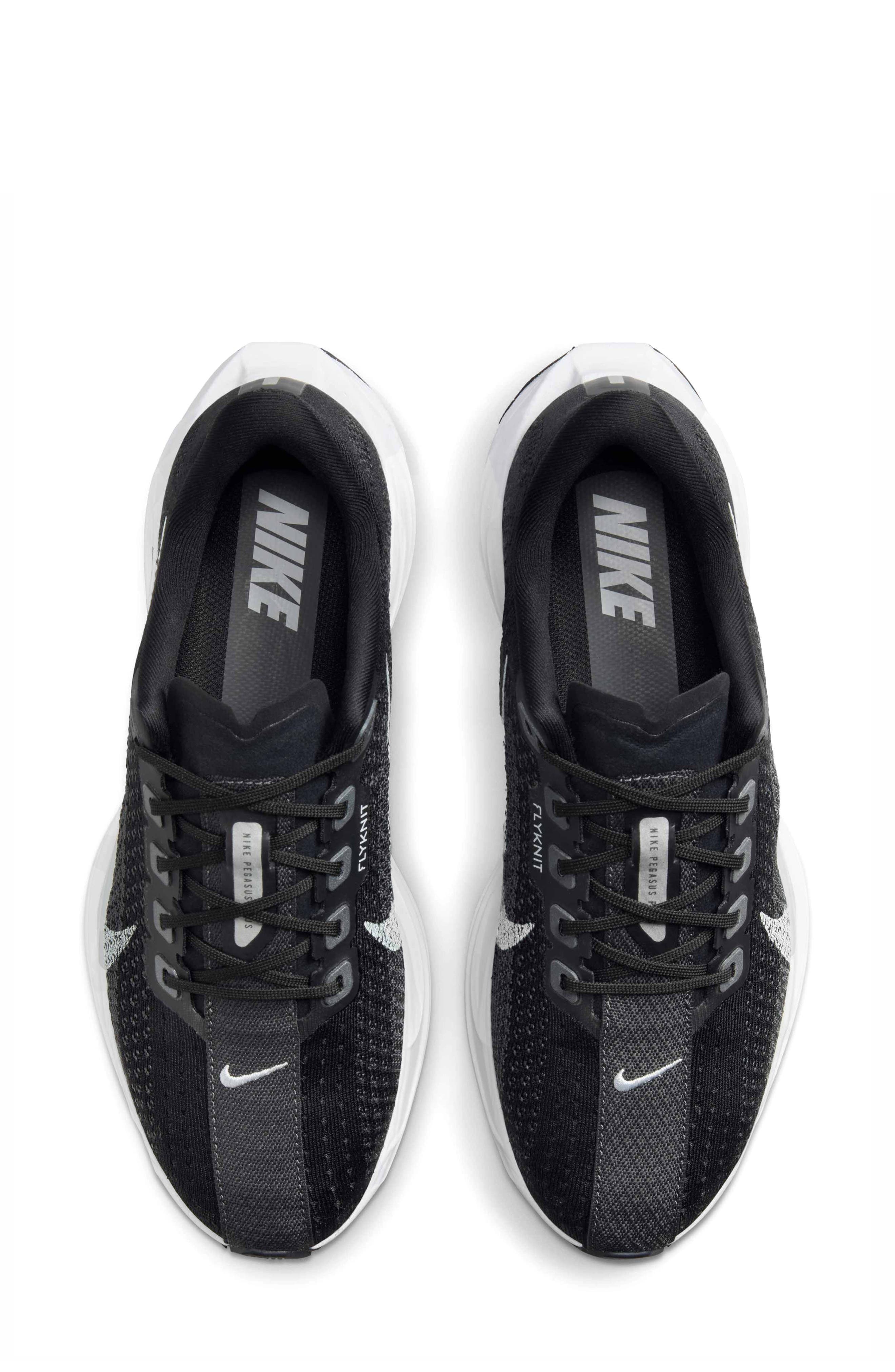 Nike Pegasus Plus Running Shoe in Black/White/Platinum at Nordstrom - 3