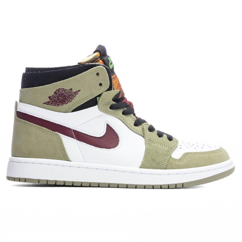 AIR JORDAN 1 ZOOM COMFORT - NEUTRAL OLIVE/ALTITUDE GREEN - 1