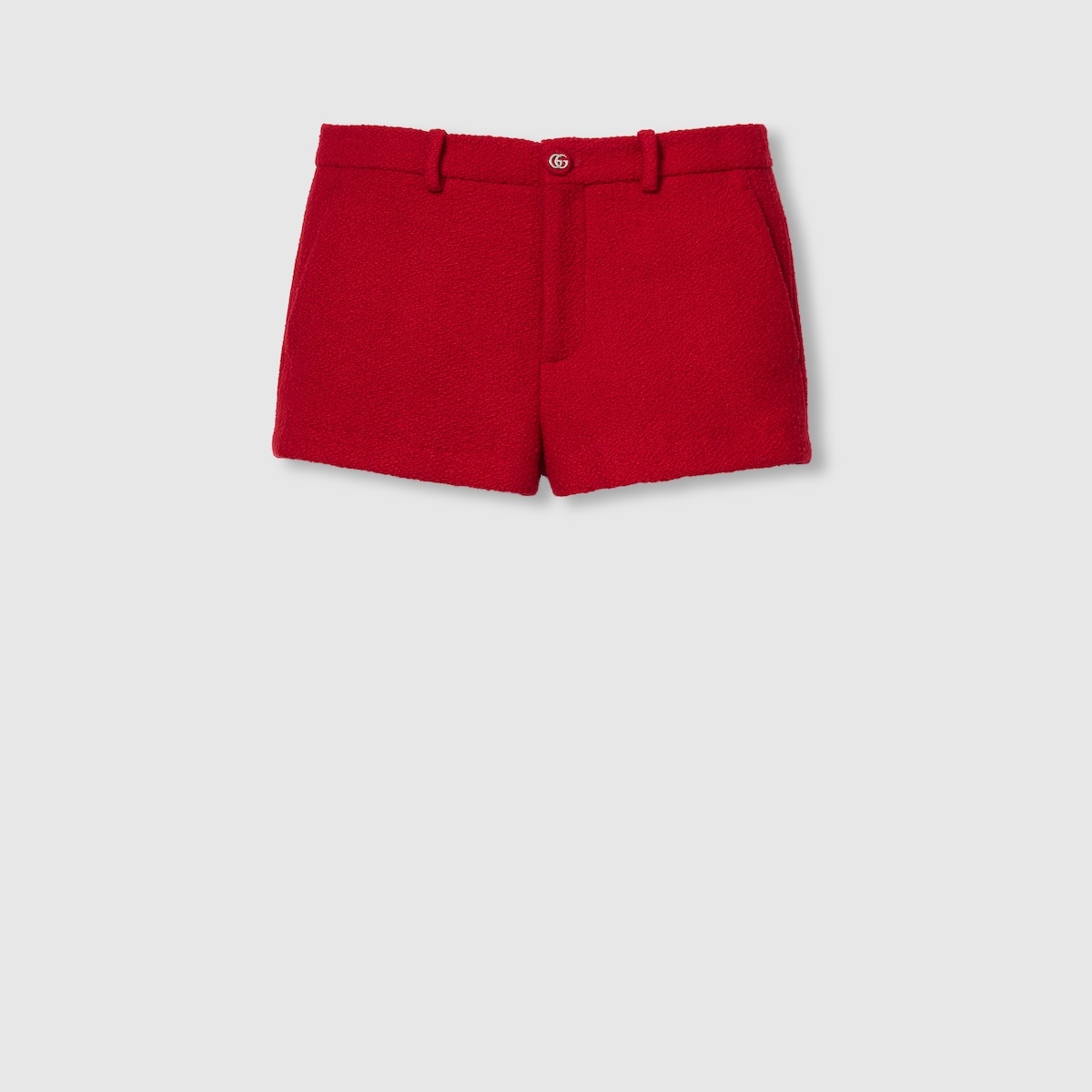Wool bouclé shorts - 1