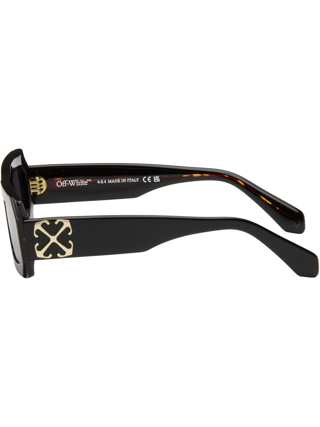 【送料&関税込】Off-White Laurel Sunglasses - Unisex Off-White Laurel OERI13P 1007 with Gold Logo Sunglasses - US