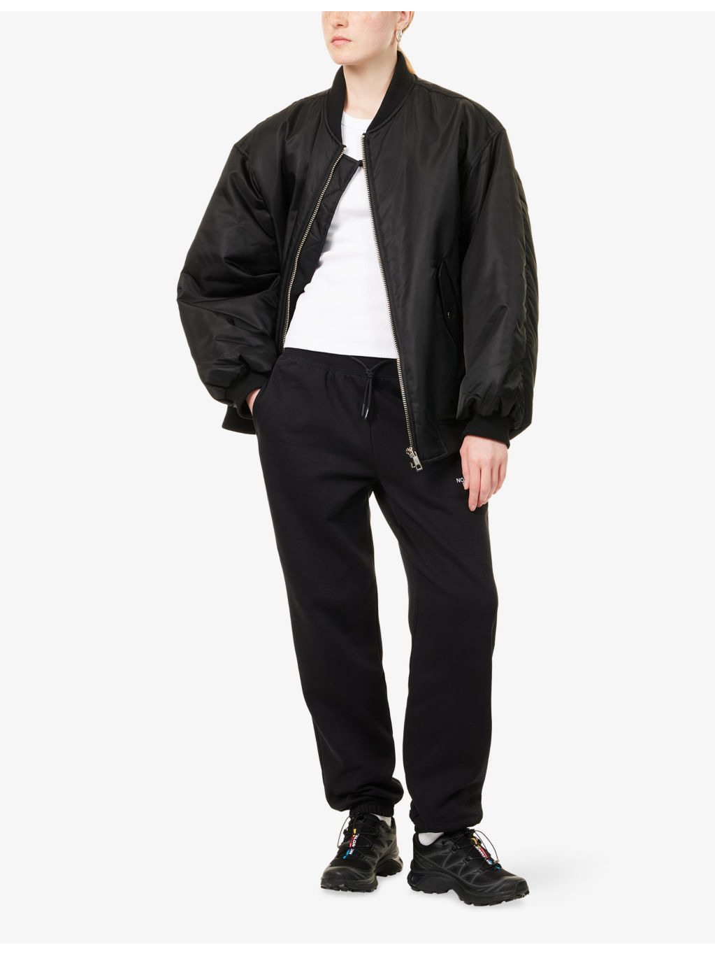 Essential Relaxed Brand-Embroidery Cotton-Blend Jogging Bottoms - 2