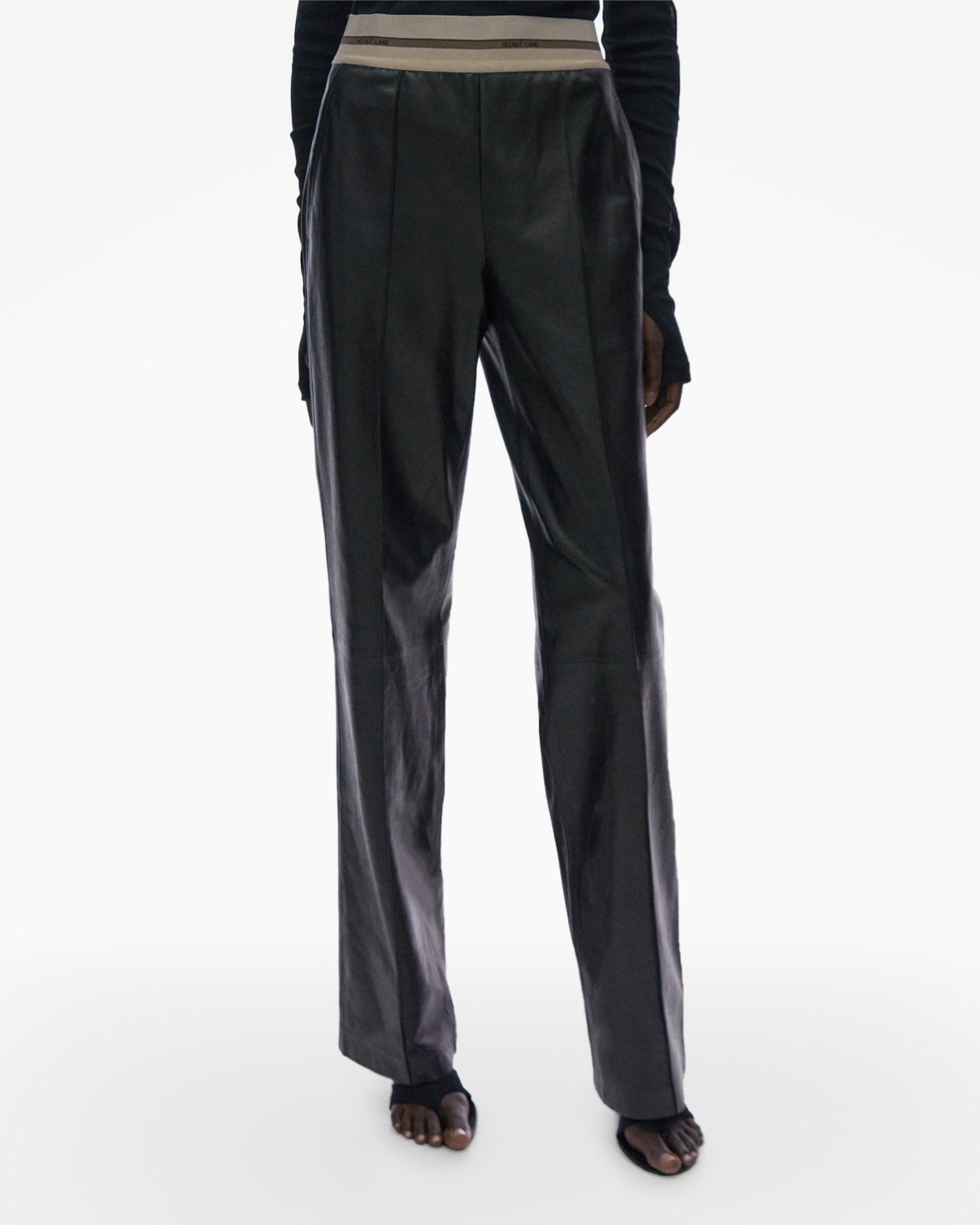 LEATHER PULL-ON PANT - 3