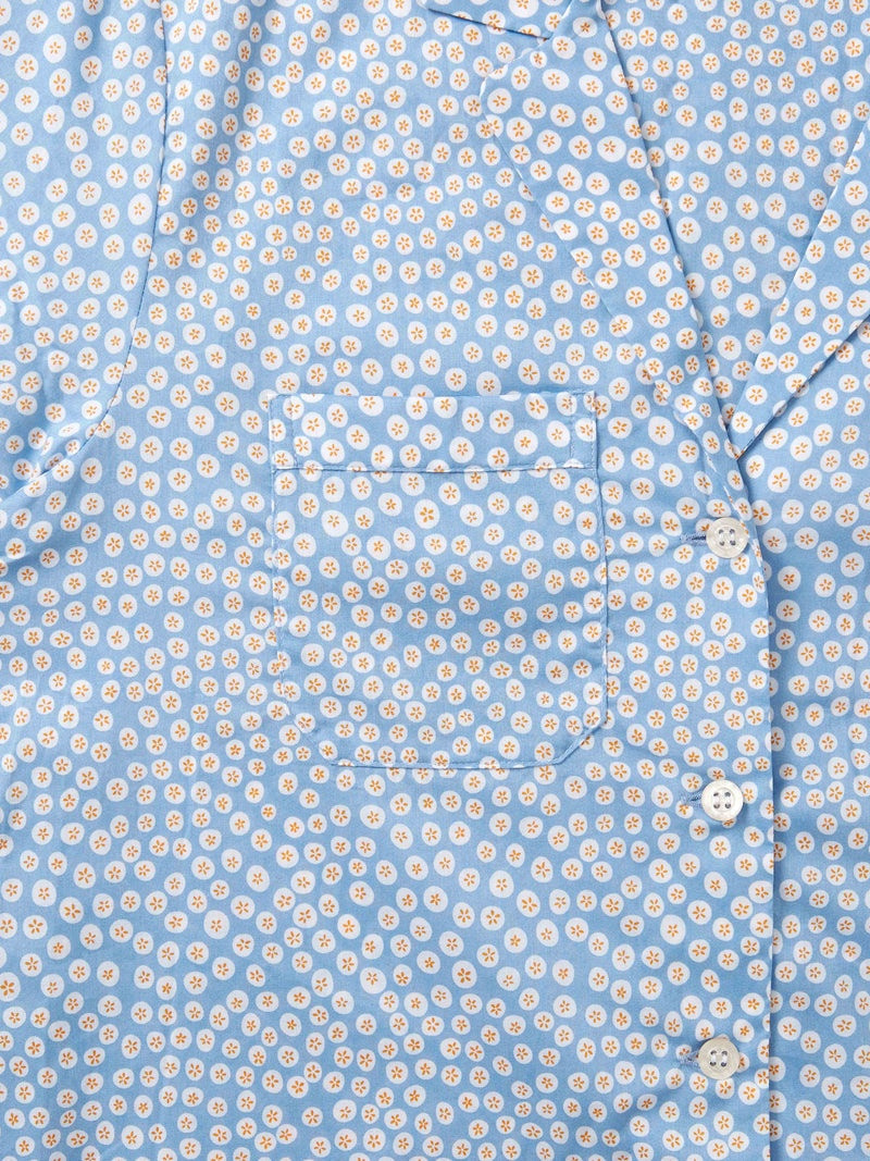 Women's Short Pyjamas Nelson 88 Cotton Batiste Blue 8