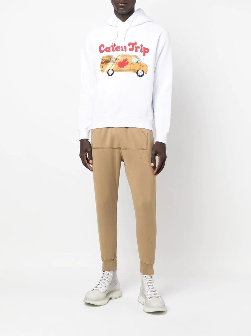 DSQUARED2 tapered cotton track pants outlook
