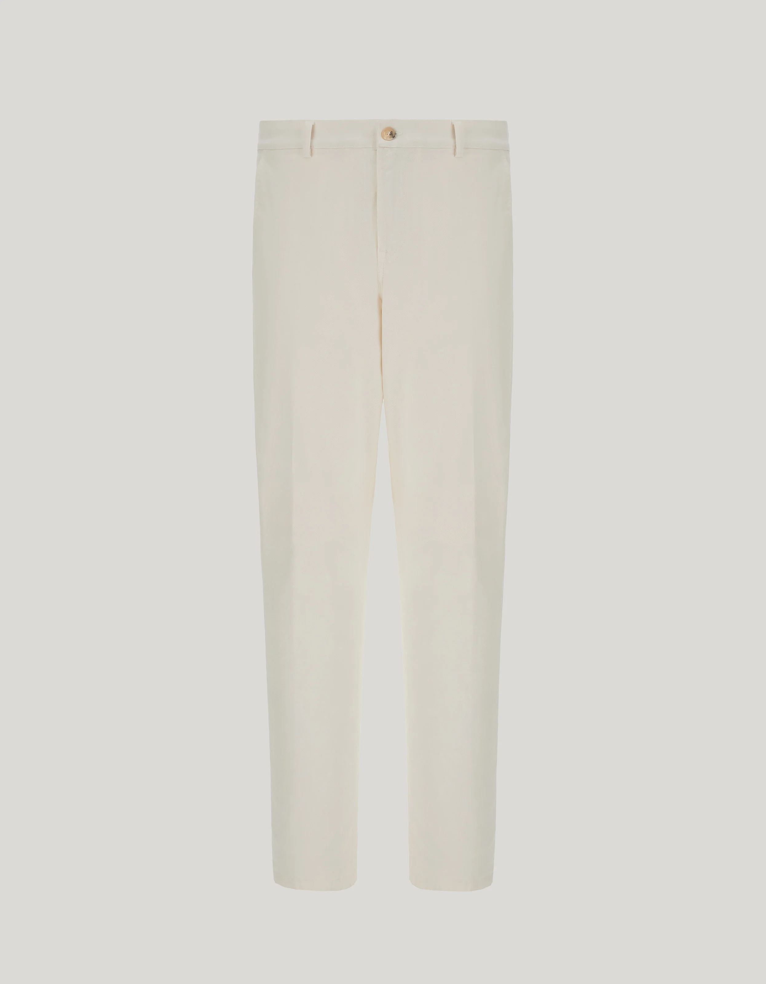 WHITE CARROT-FIT CHINOS IN COMFORT COTTON TWILL - 1
