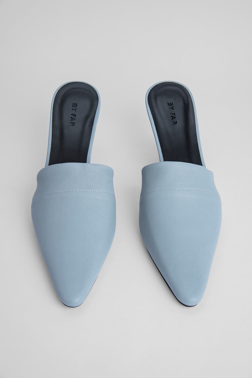 Cynthia Light Blue Stretch Leather - 4