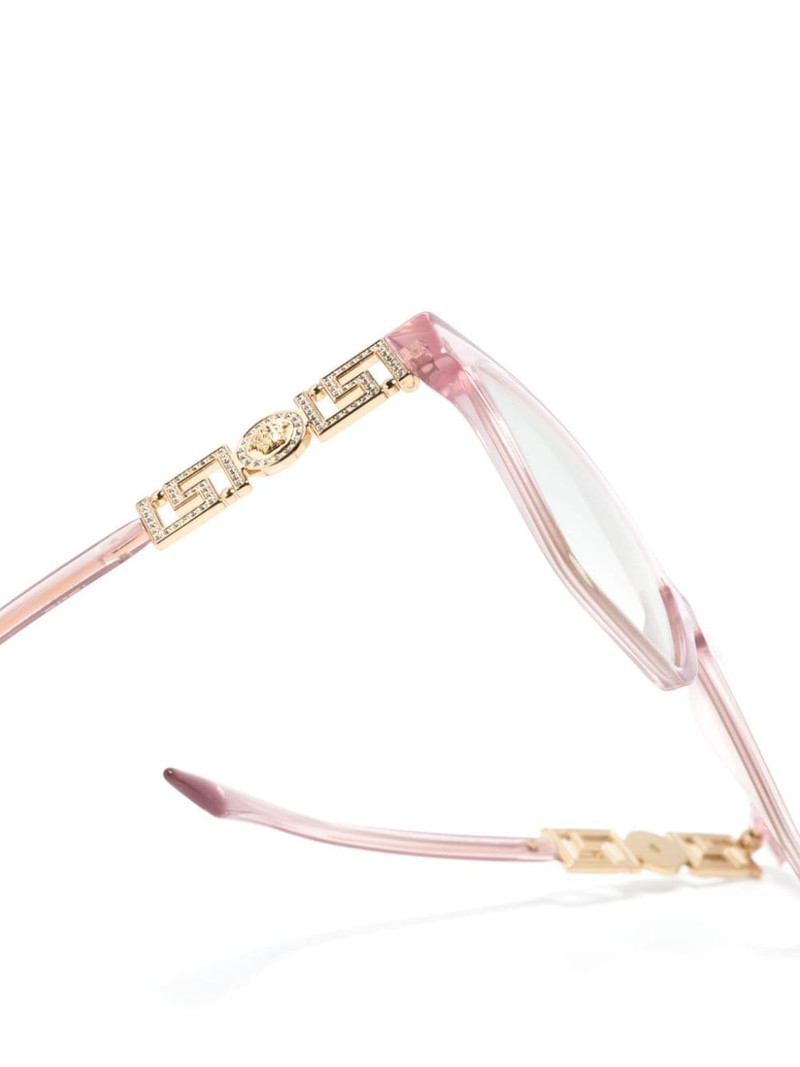 geometric-frame glasses 3