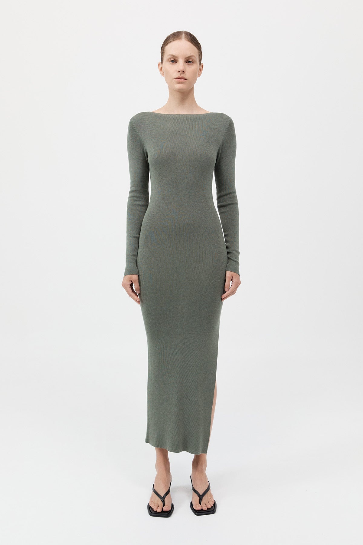 Cut Out Dress - Balsam Green - 2
