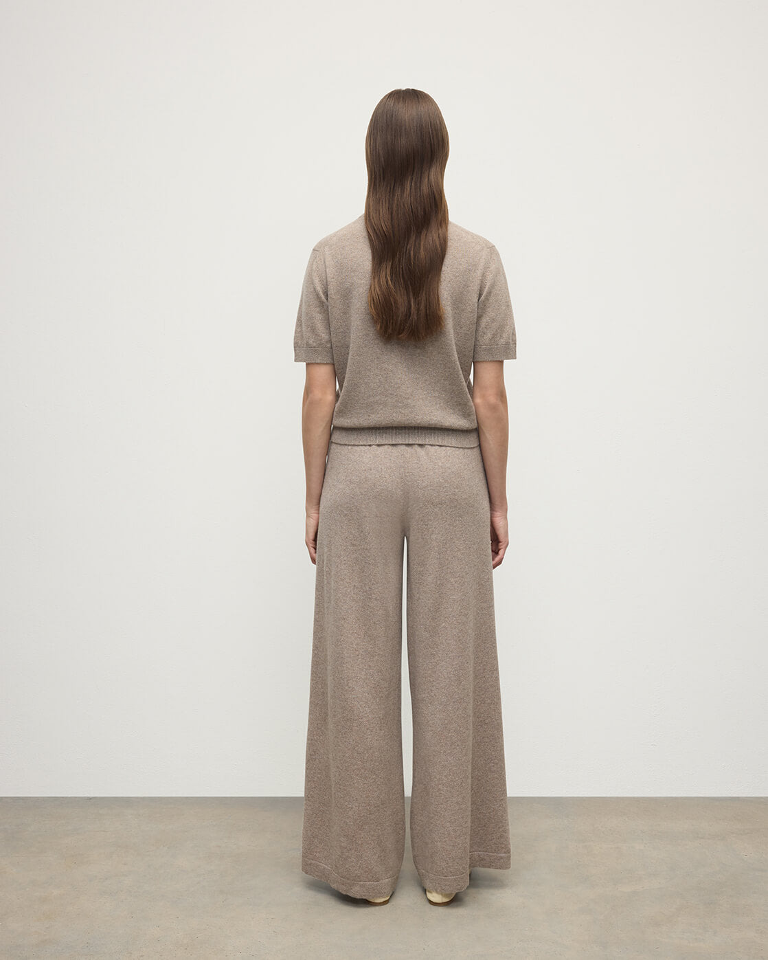 Brown Cashmere Trousers - 4