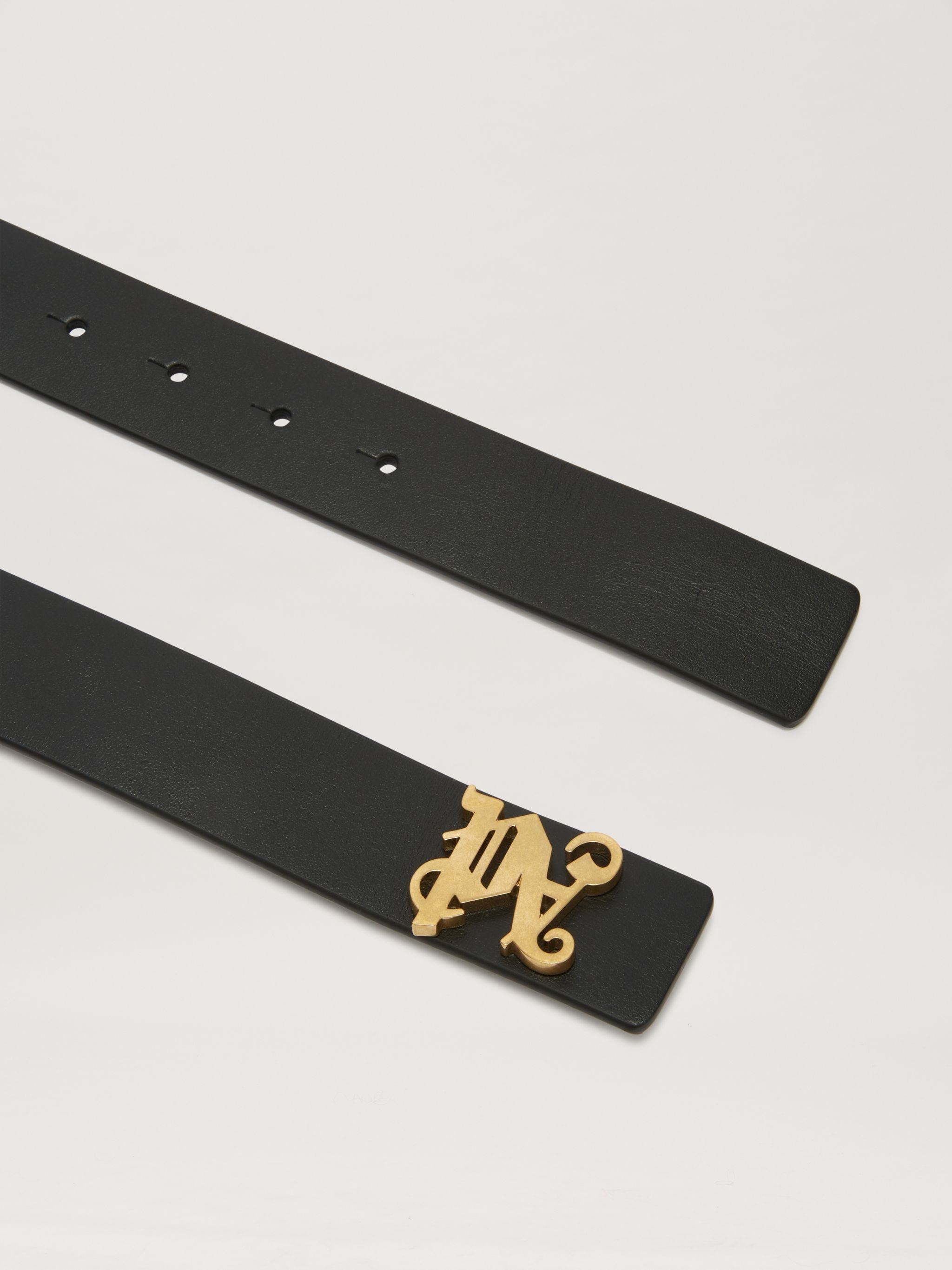 Leather Monogram Belt - 2