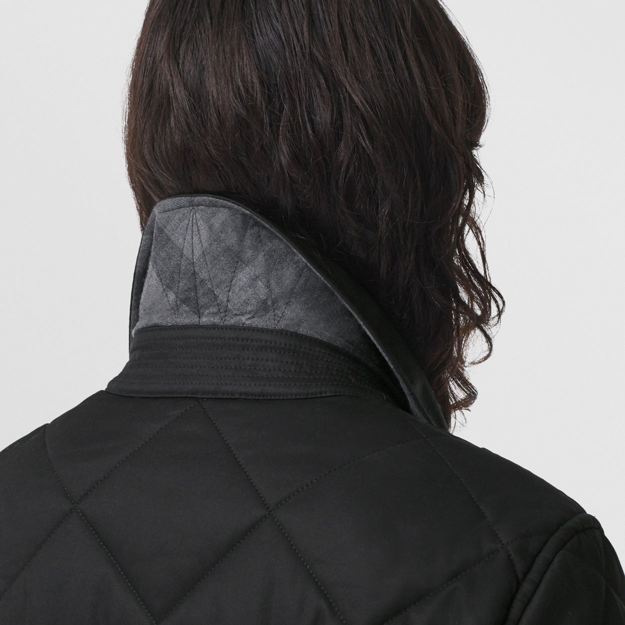 Diamond Quilted Cotton Gabardine Jacket - 5